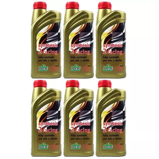6 Litres of Rock Oil Synthesis 2 Racing 2 Stroke Oil
